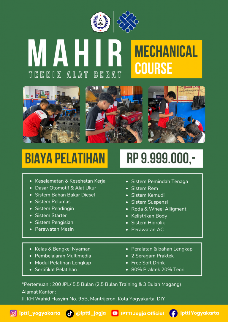 Kursus Mekanik Alat Berat